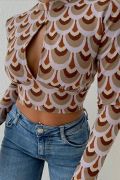 Autumn Cut Out Bluz 3018-08 resmi